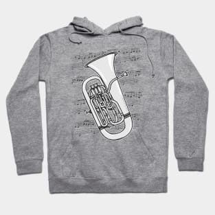 Euphonium Player Euphoniumist Brass Musician Hoodie